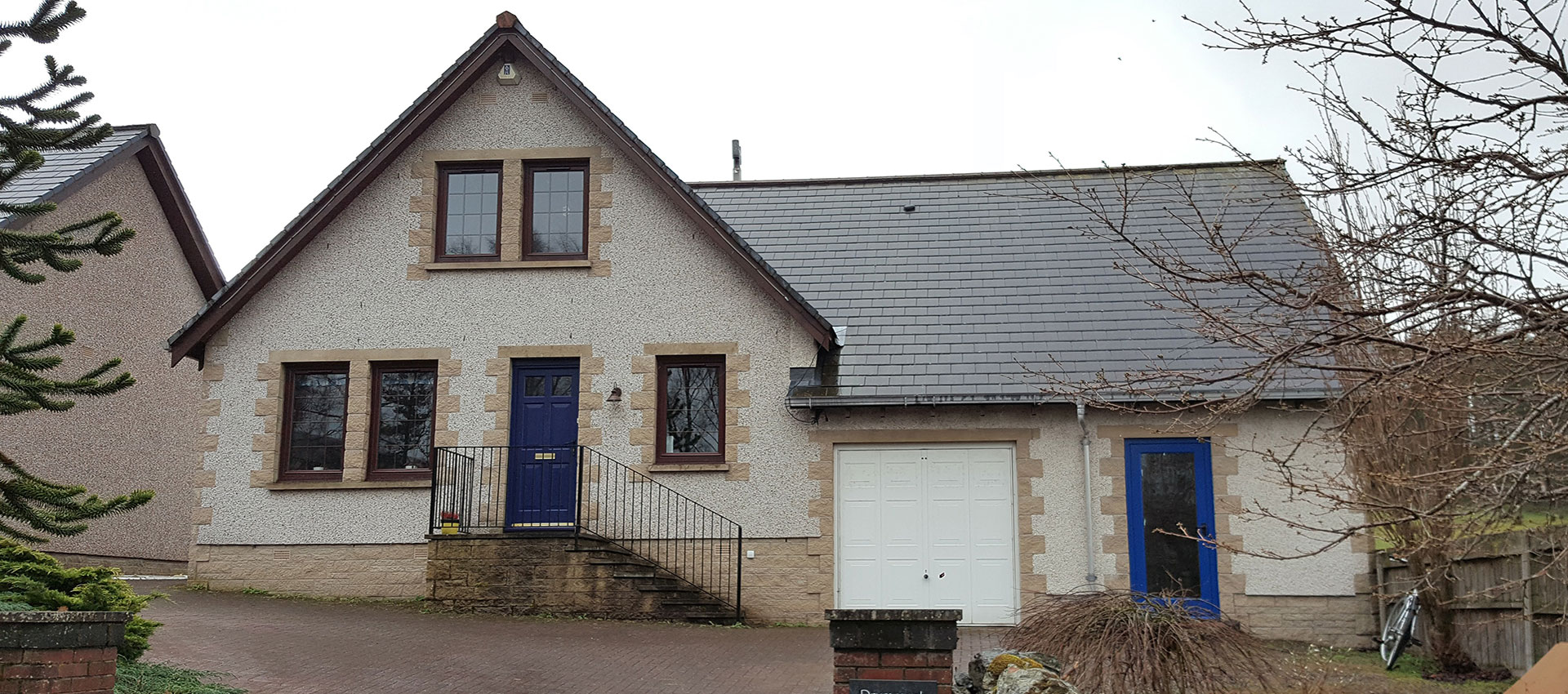 Detached Biggar family home with replaced oil system